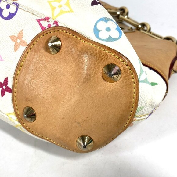 LOUIS VUITTON White Monogram Shoulder Bag - Picture 6 of 16